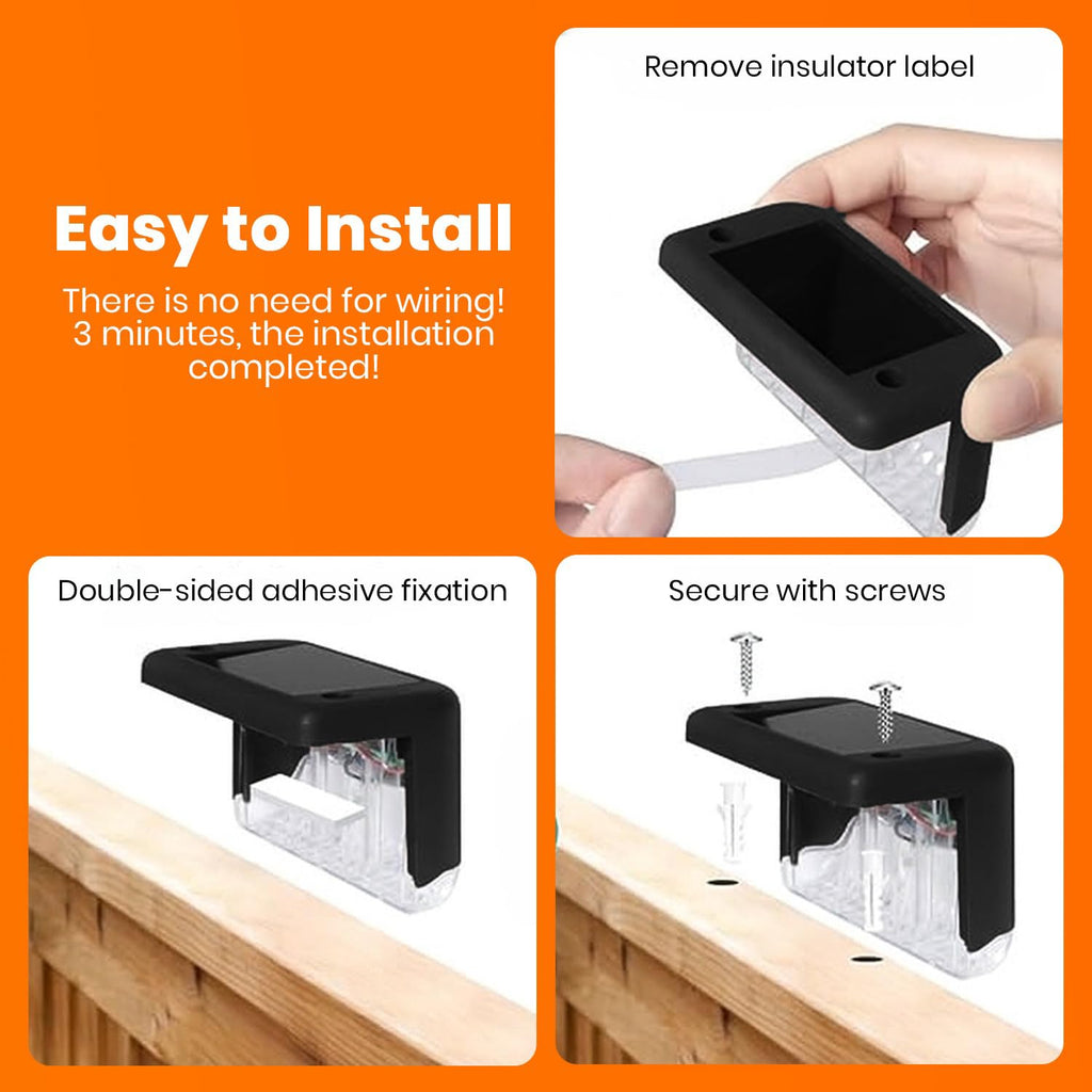 GlowStep™ Solar Waterproof Stair Lights
