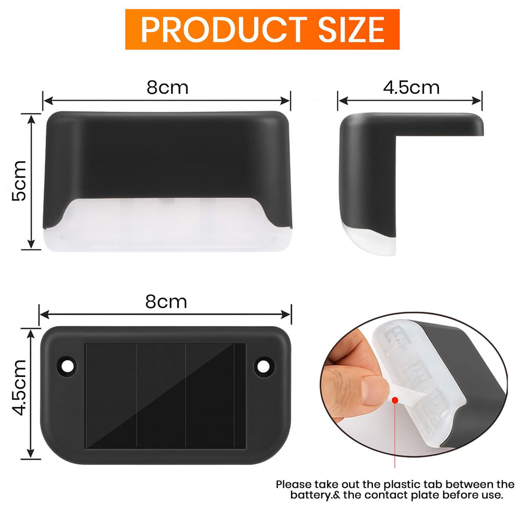 GlowStep™ Solar Waterproof Stair Lights