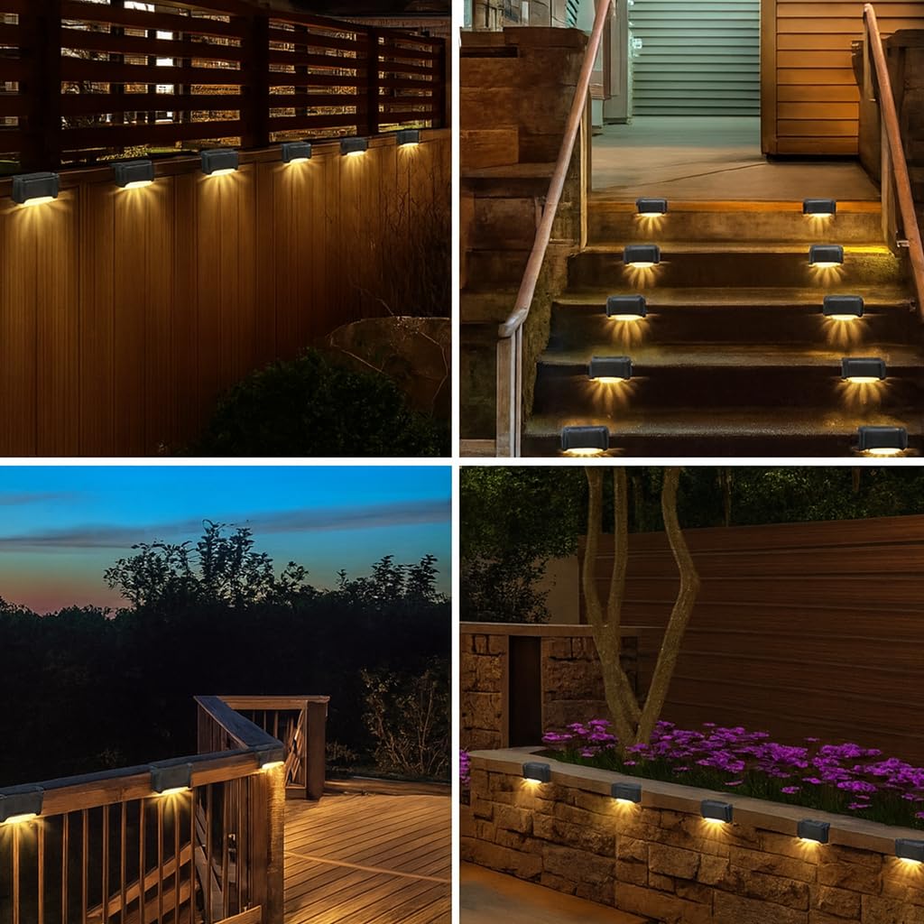 GlowStep™ Solar Waterproof Stair Lights