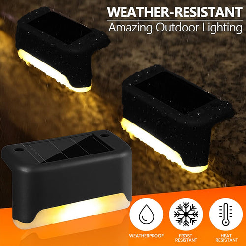 GlowStep™ Solar Waterproof Stair Lights
